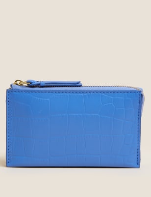 

Womens M&S Collection Leather Purse - Fresh Blue, Fresh Blue