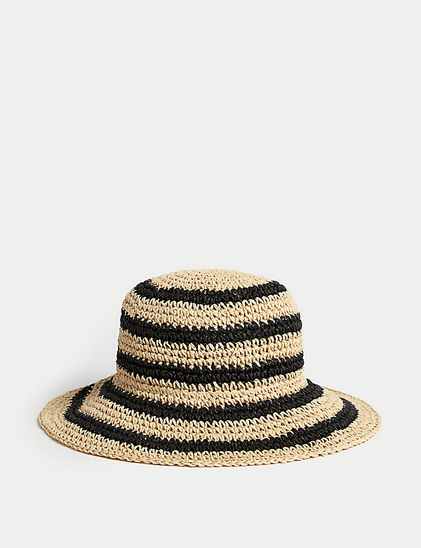 Straw Packable Bucket Hat - BH