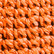 Packable Crochet Bucket Hat - orange