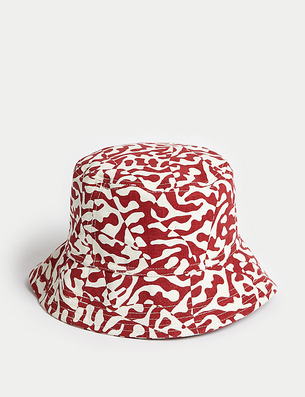 Pure Cotton Printed Bucket Hat - FR