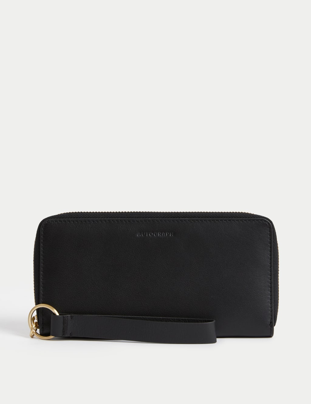 Leather Zip Around Card Safe™ Purse image 1