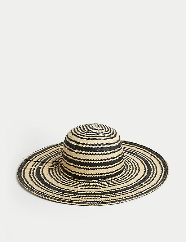 Straw Wide Brim Hat - CA