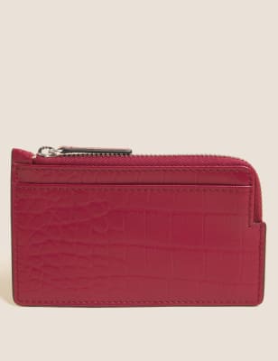 

Womens M&S Collection Leather Coin Purse - Deep Red, Deep Red