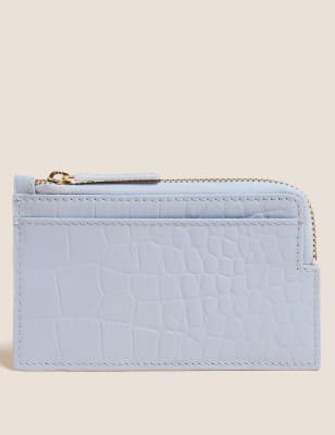 

M&S Collection Monedero de pielWomens - Azul Pálido, Azul Pálido
