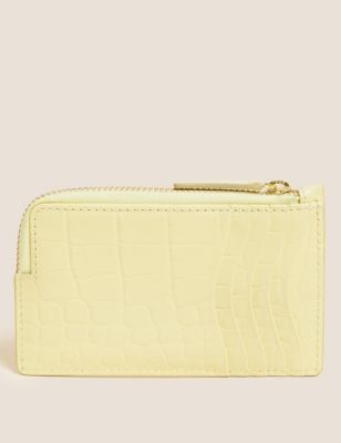 

Womens M&S Collection Leather Coin Purse - Pale Gold, Pale Gold