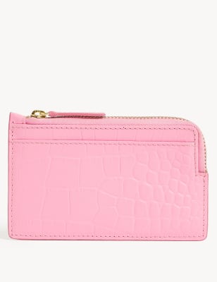 

M&S Collection Monedero de pielWomens - Rosa Pétalo, Rosa Pétalo