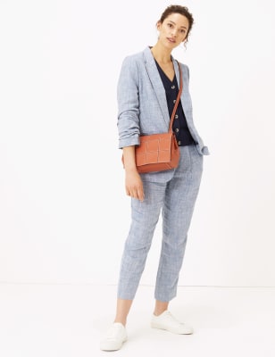 Veganistische, geweven koerierstas