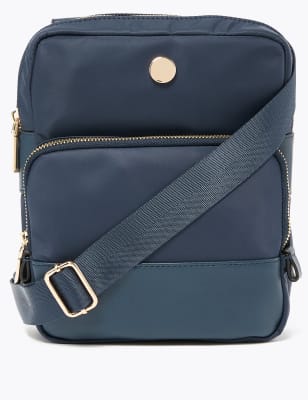 m&s navy handbags