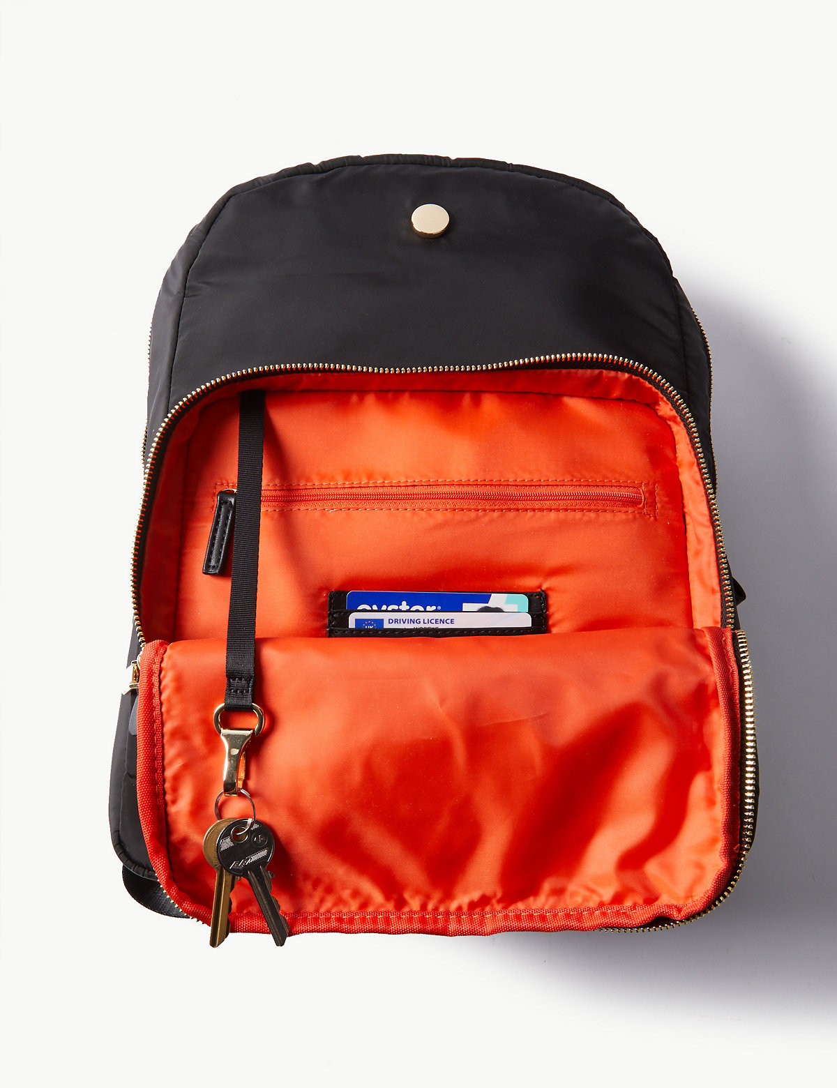 Double Zip Detail Backpack