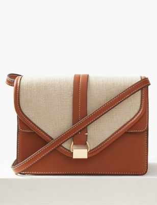 Contrast Cross Body Bag | M&S Collection | M&S
