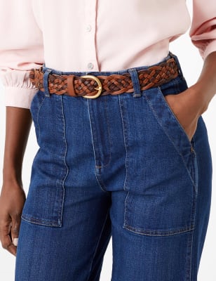  Ceinture en cuir, idéale pour les jeans - Tan