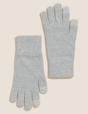 vergeven Componeren roddel Gebreide touchscreen-handschoenen | M&S NL