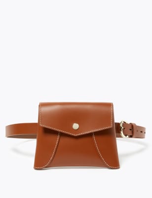 marks and spencer tan leather bag