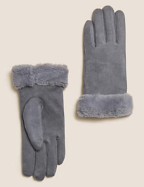 Handschuhe aus Kunstschafsleder