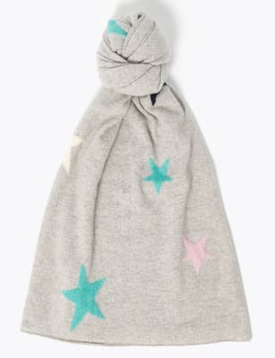 Pure Cashmere Star Scarf - ES