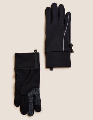 

Womens GOODMOVE Running Gloves - Black, Black