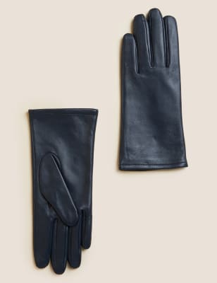 Leather Warm Lined Gloves