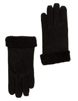 

Womens M&S Collection Suede Gloves - Black, Black