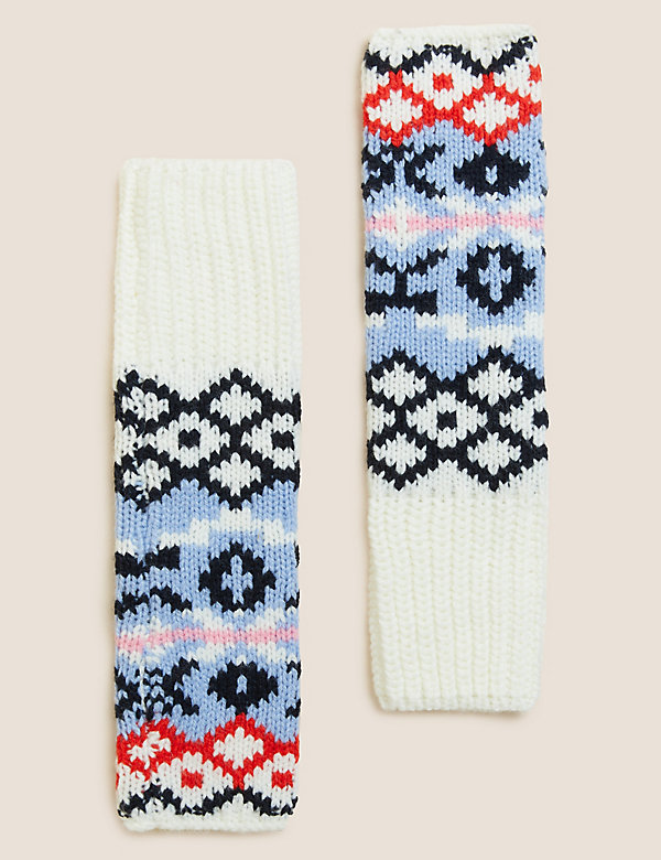 Knitted Handwarmer Gloves - FR