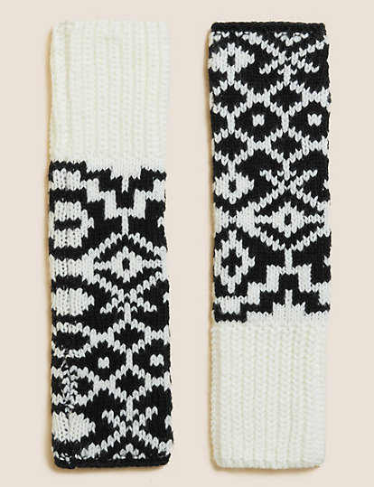 Knitted Handwarmer Gloves