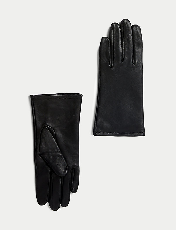 Leather Warm Lined Gloves - JE