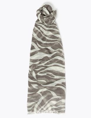 animal print scarf