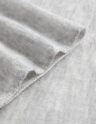 

Womens Autograph Schal aus reinem Kaschmir in Übergröße - Grau, Grau