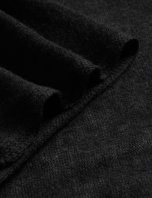 

Womens Autograph Schal aus reinem Kaschmir in Übergröße - Black, Black