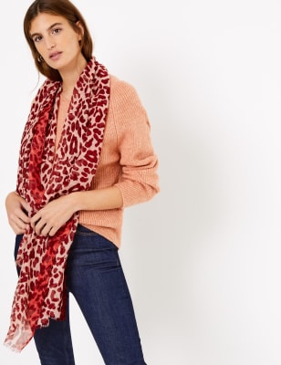 Leopard Print Scarf