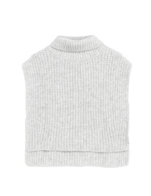 

Womens M&S Collection Knitted Tabard - Grey, Grey