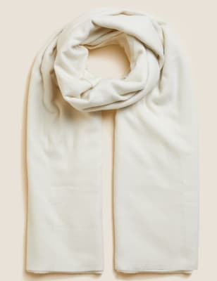 

Womens M&S Collection Blanket Scarf - Cream, Cream