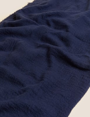 

Womens M&S Collection Wool Blend Scarf - Navy, Navy