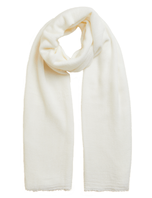 

M&S Collection Bufanda con lanaWomens - Crema, Crema