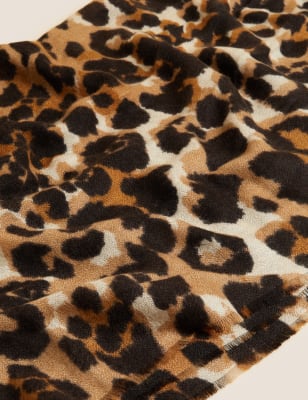 

M&S Collection Bufanda con estampado animal con lanaWomens - Naturalidad, Naturalidad