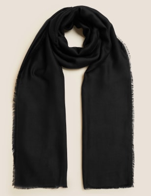 Black pashmina hot sale m&s