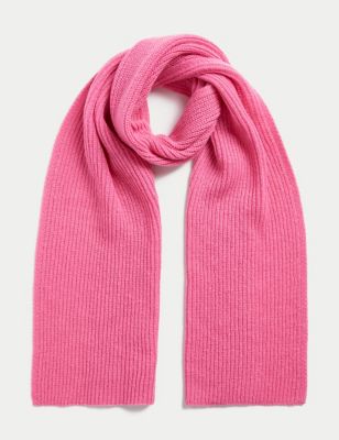 Knitted Ribbed Scarf