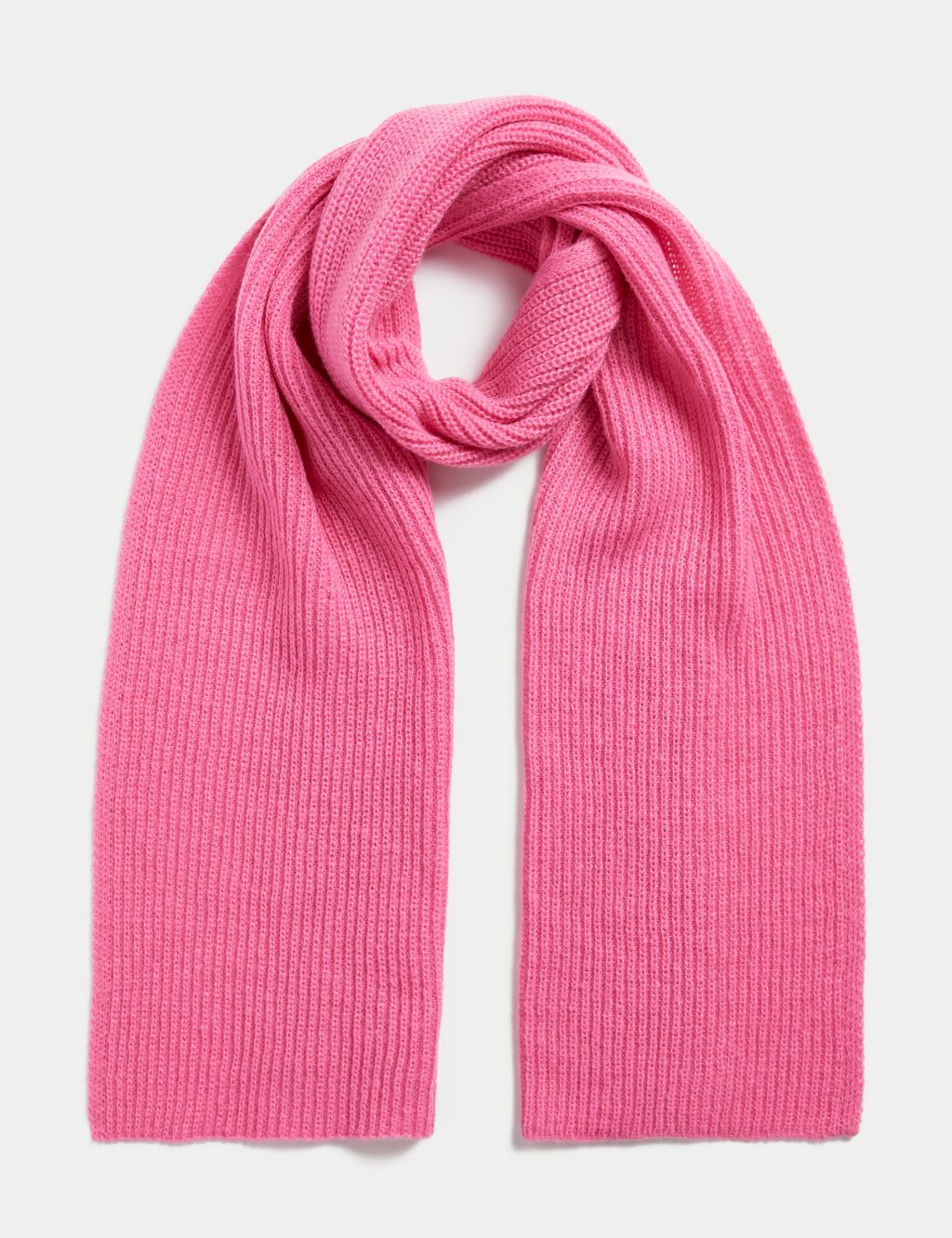 Knitted Ribbed Scarf image 1