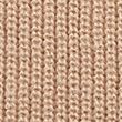 Knitted Ribbed Scarf - camel