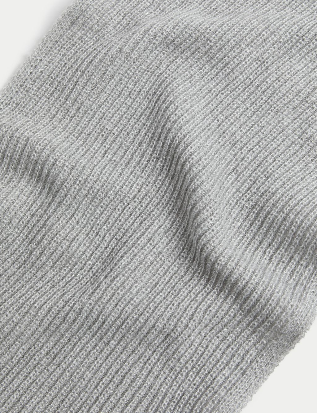 Knitted Ribbed Scarf image 2