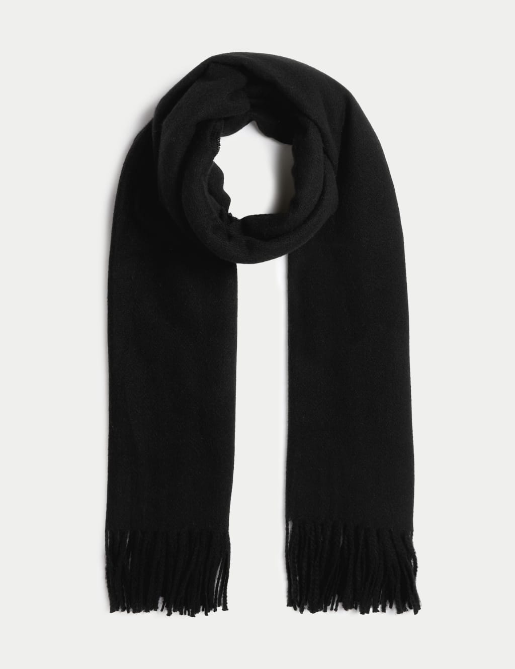 Woven Tassel Blanket Scarf image 1