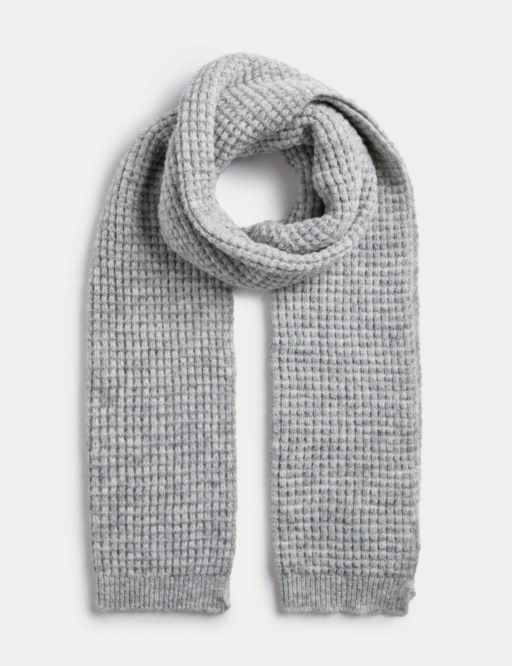 Textured Scarf with Wool image 1