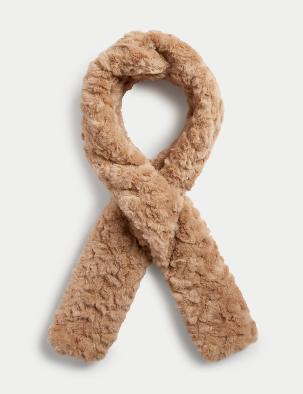 Faux Fur Textured Scarf image 1
