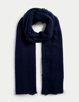 Woven Scarf with Wool