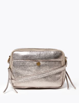 Metallic Camera Bag | M&S Collection | M&S