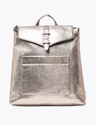 Metallic Soft Stud Backpack Bag | M&S Collection | M&S
