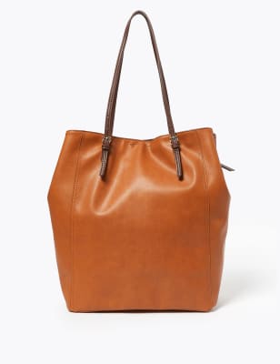 Veganistische shopper met gesp