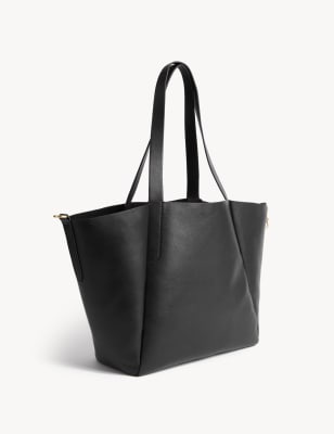 Faux leather tote shop bag forever 21