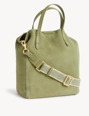 Suede Cross Body Bag