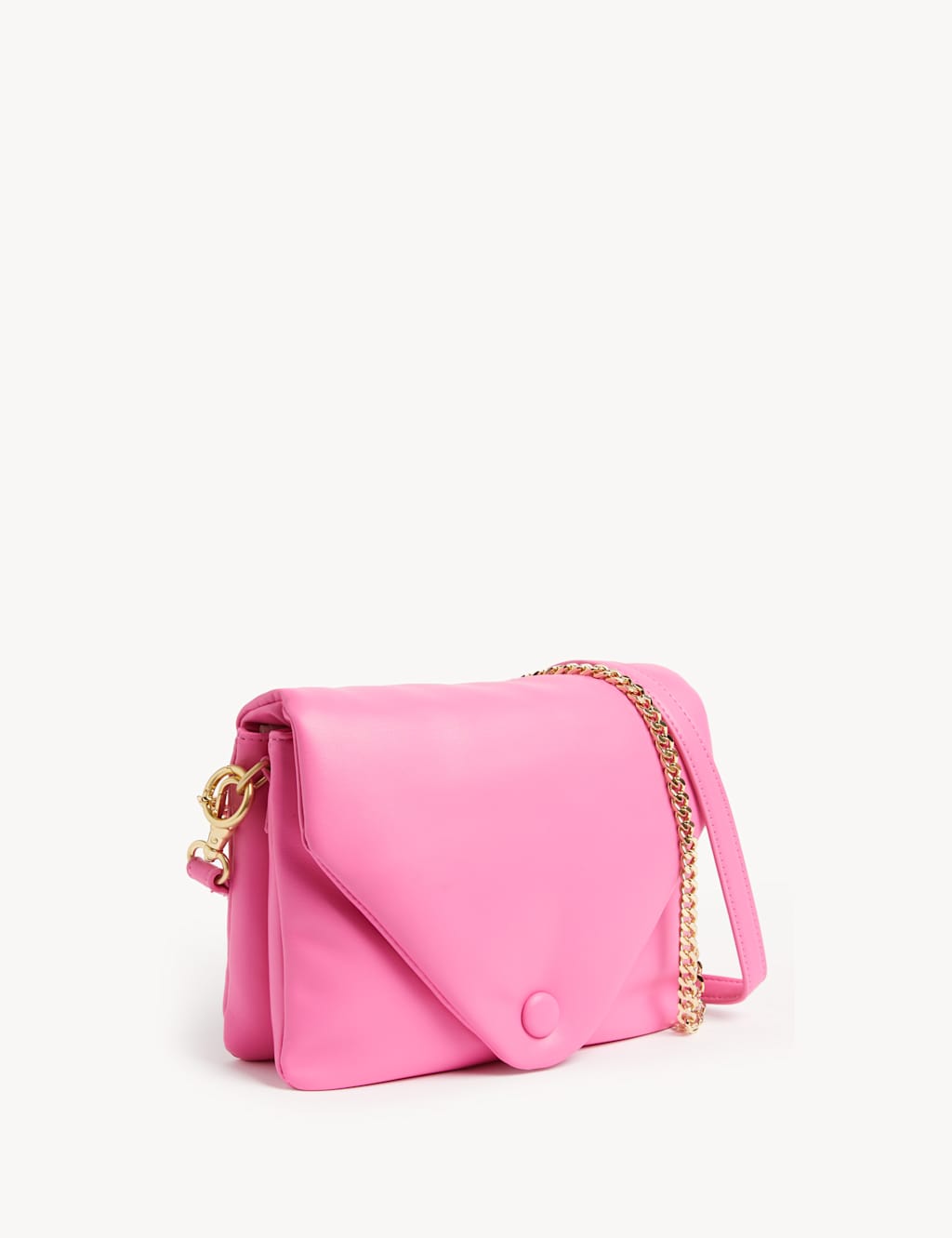 Faux Leather Padded Shoulder Bag image 1