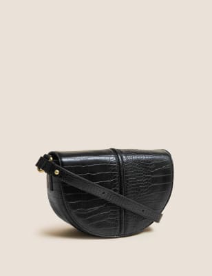 Taka crossbody z uml ke s efektem krokodl ke